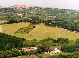 Radfahren und Wandern in der Region San Gimignano in der Toskana